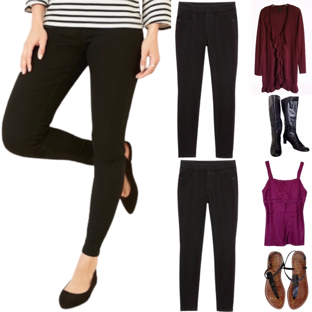 Old Navy Black Rockstar Jeggings